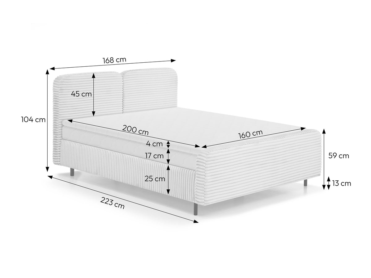 Continental bed 614169