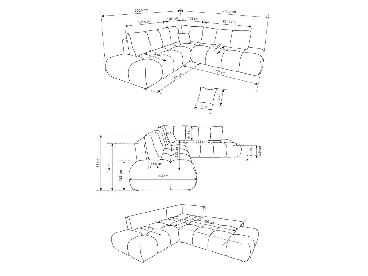 Corner sofa 614241