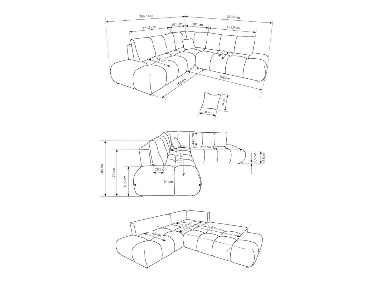 Corner sofa 614241
