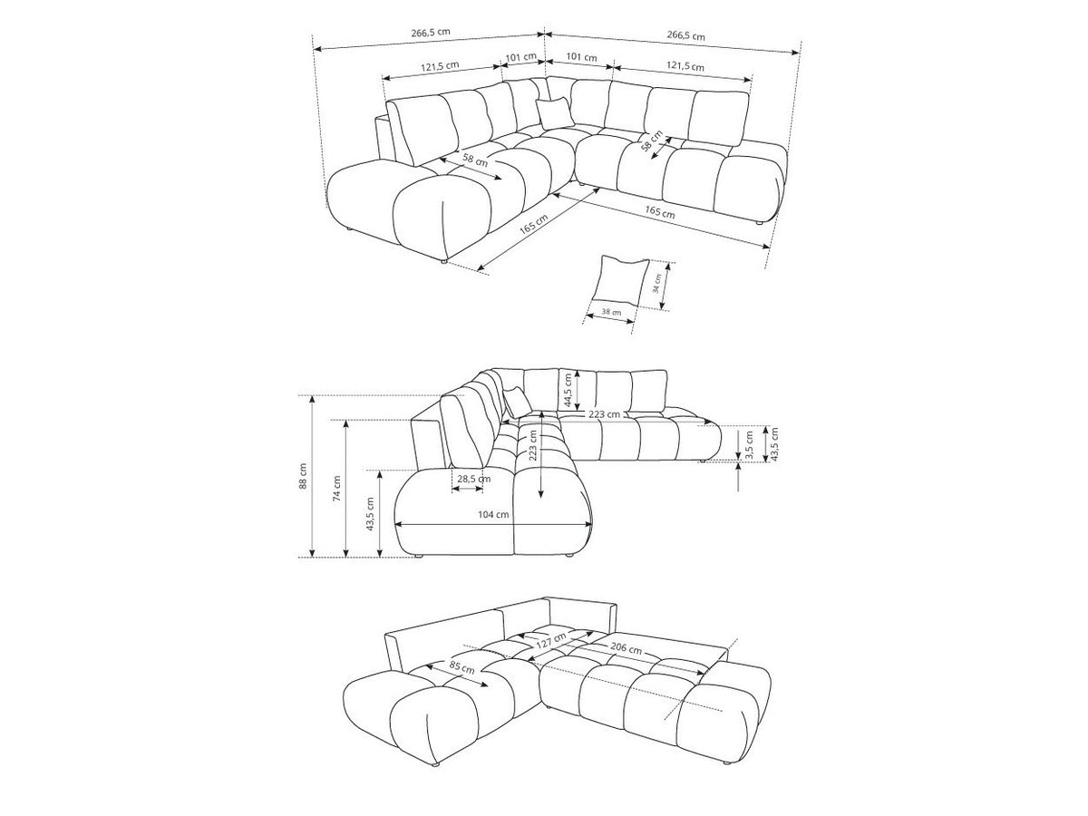 Corner sofa 614241