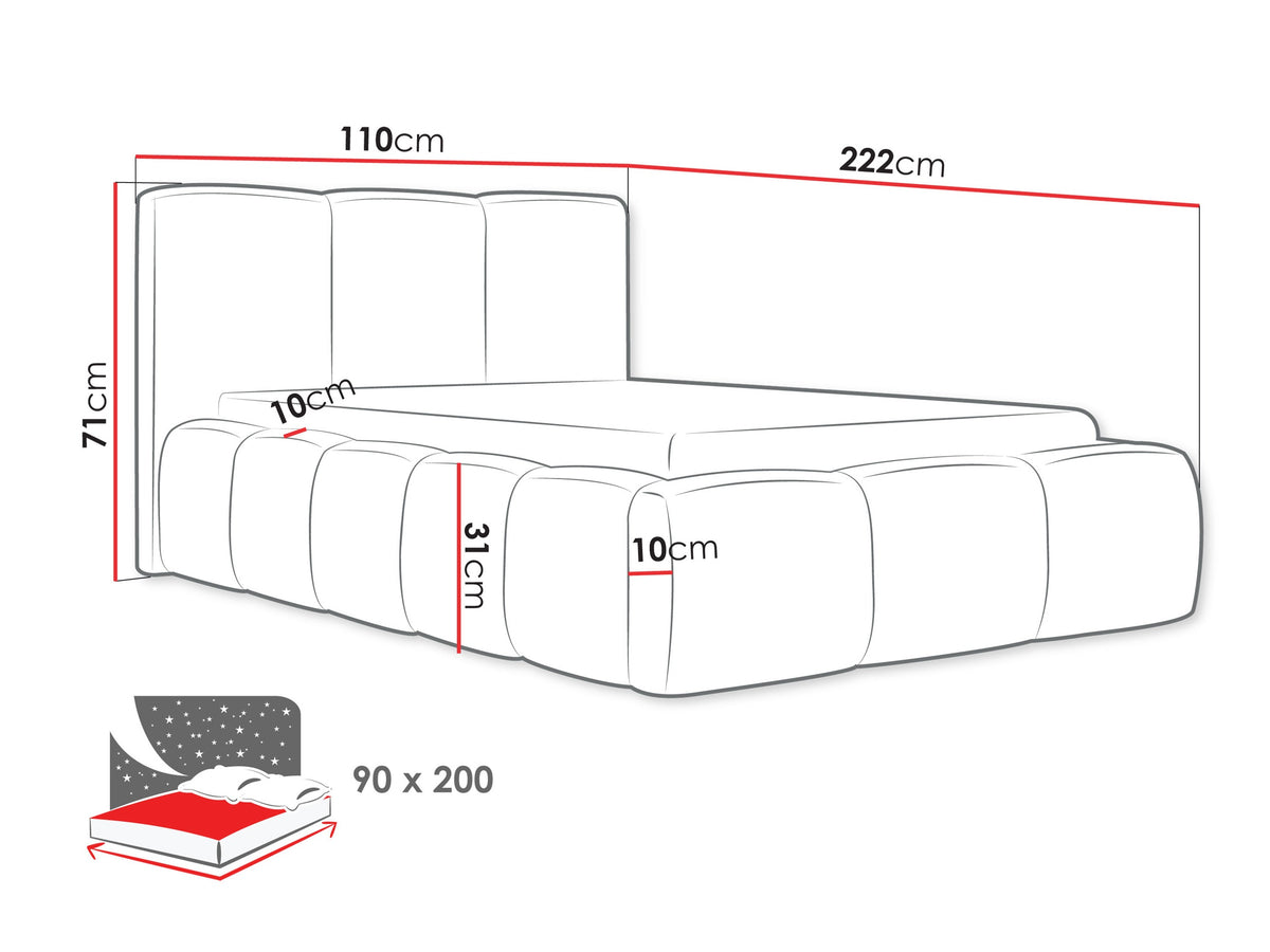Bed 615556