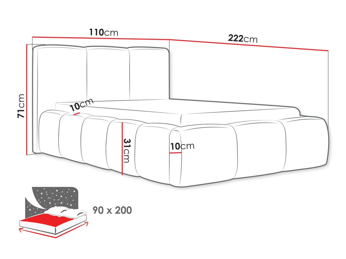 Bed 615556