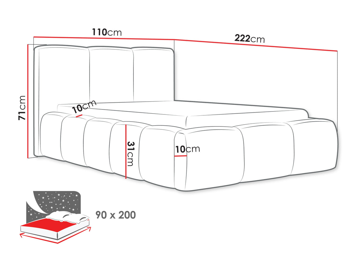 Bed 615556