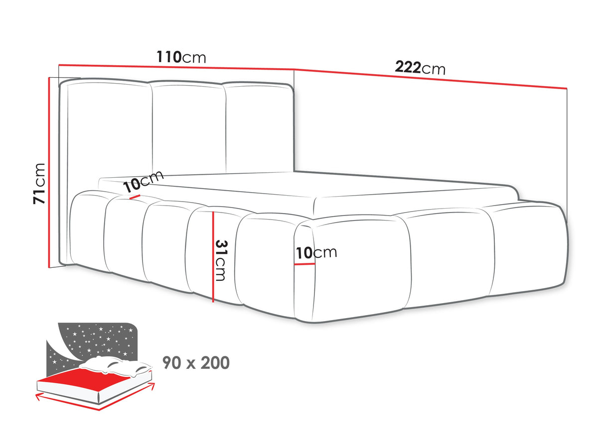 Bed 615556