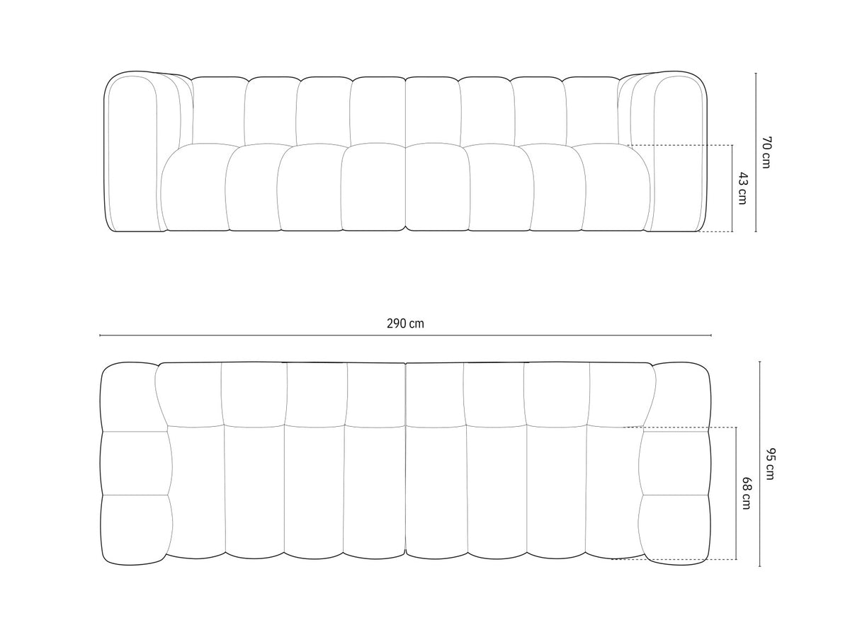 Modular sofa 592107
