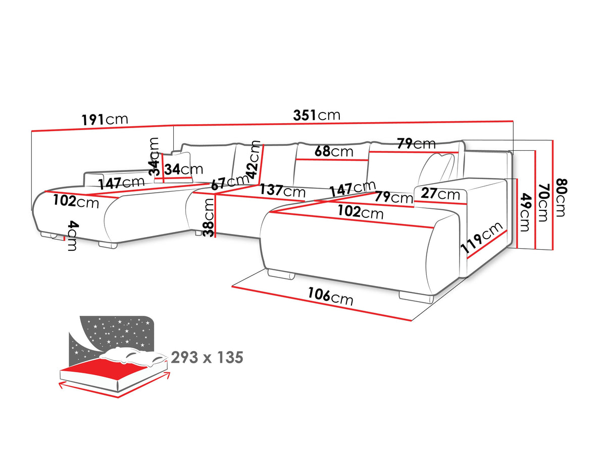 Corner sofa 616795