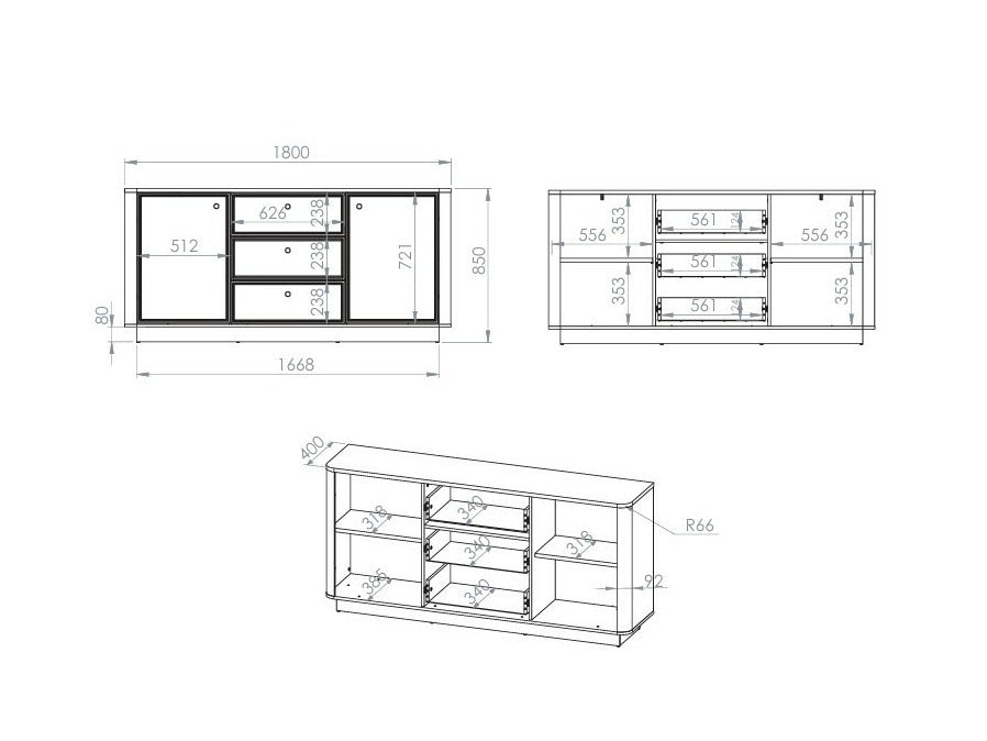 Chest of drawers 618246