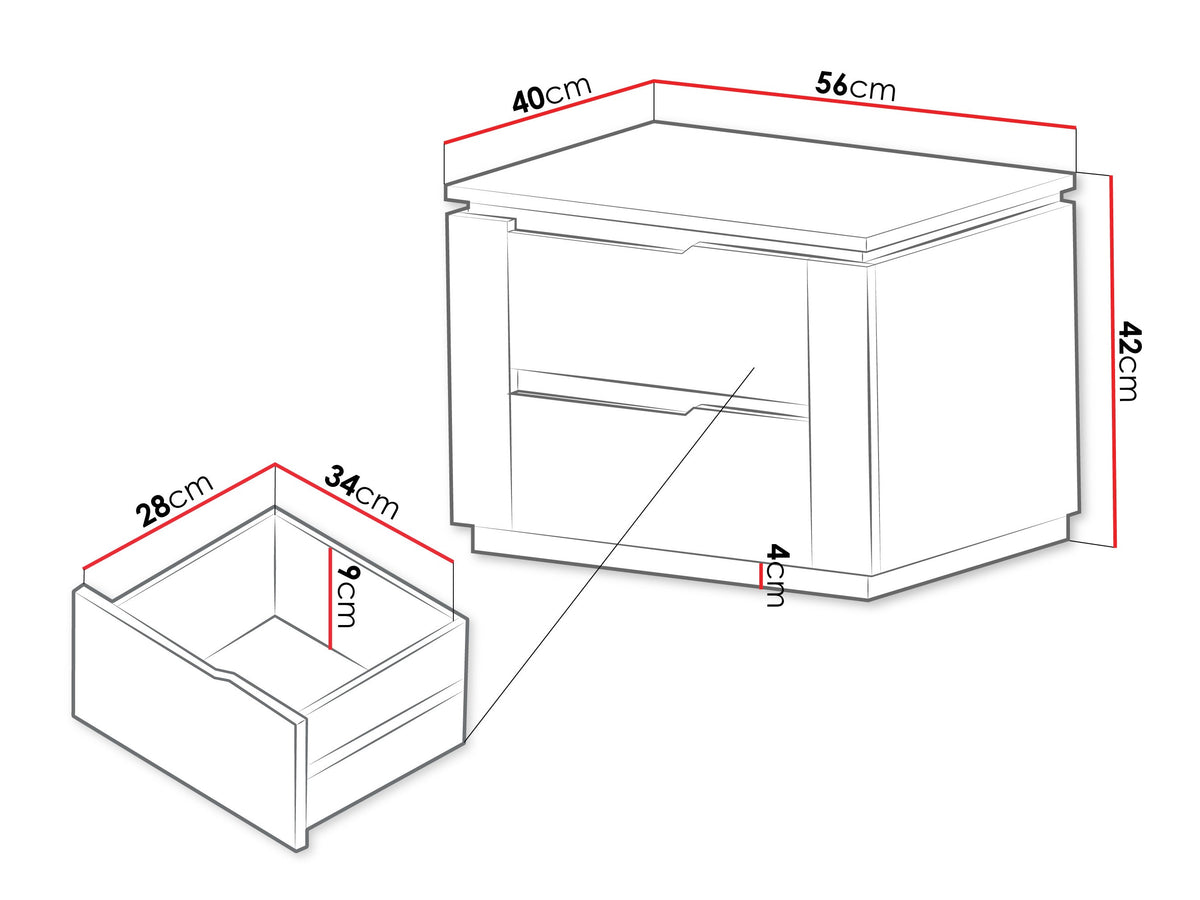 Bedside table 621165
