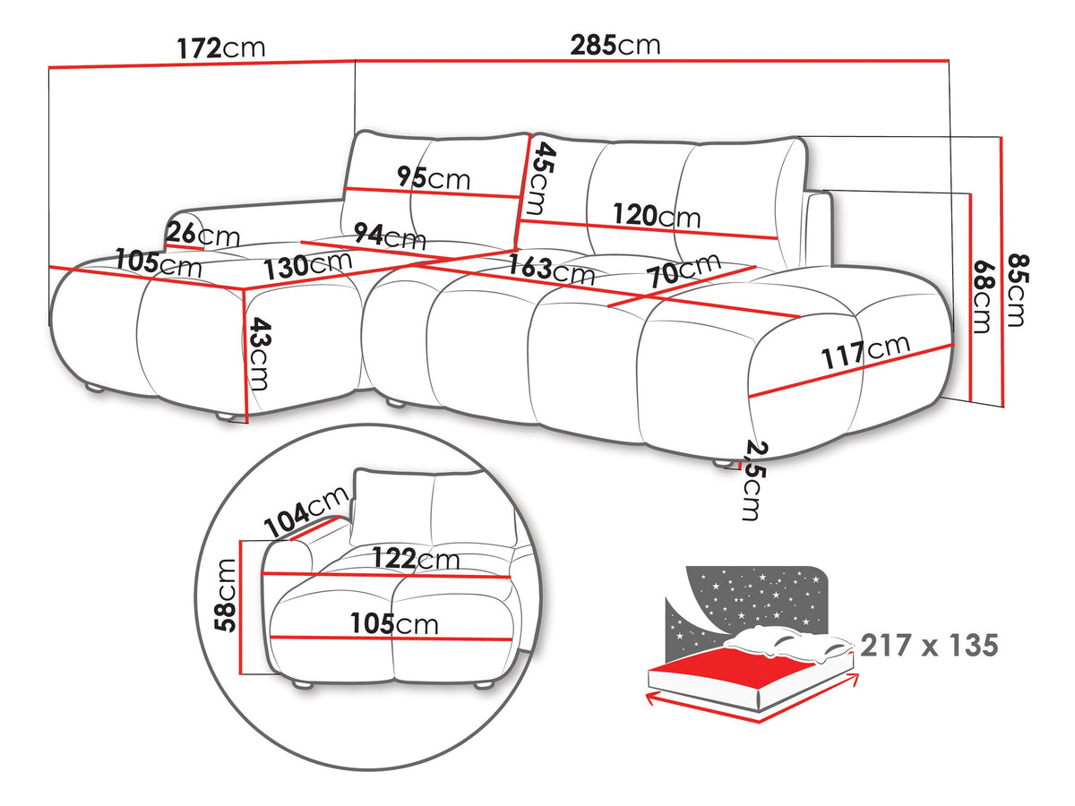 Corner sofa 622915