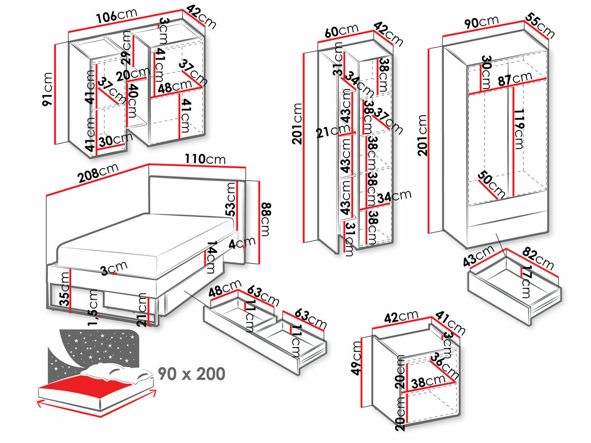 Bedroom set 559335