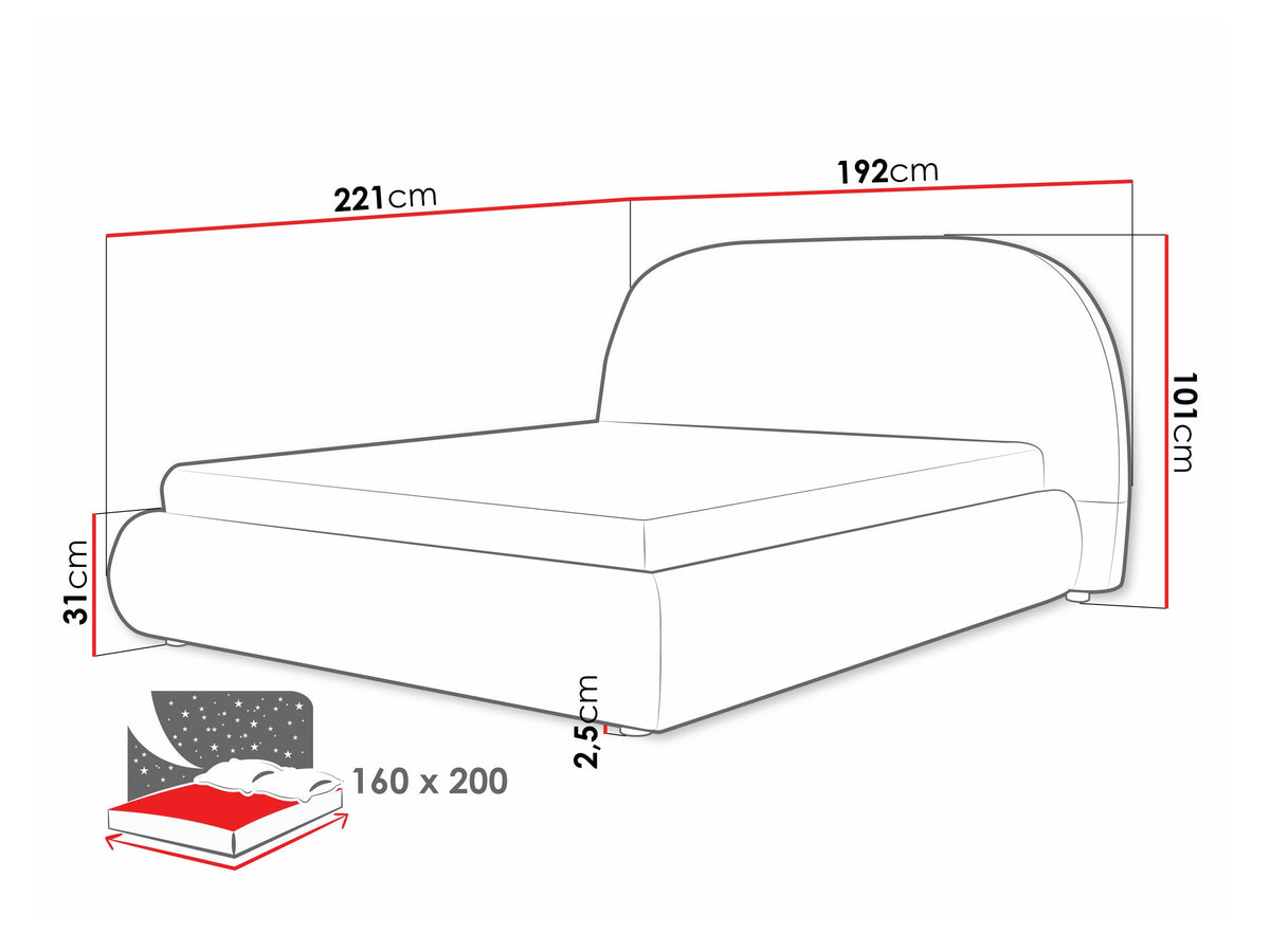Bed 629405