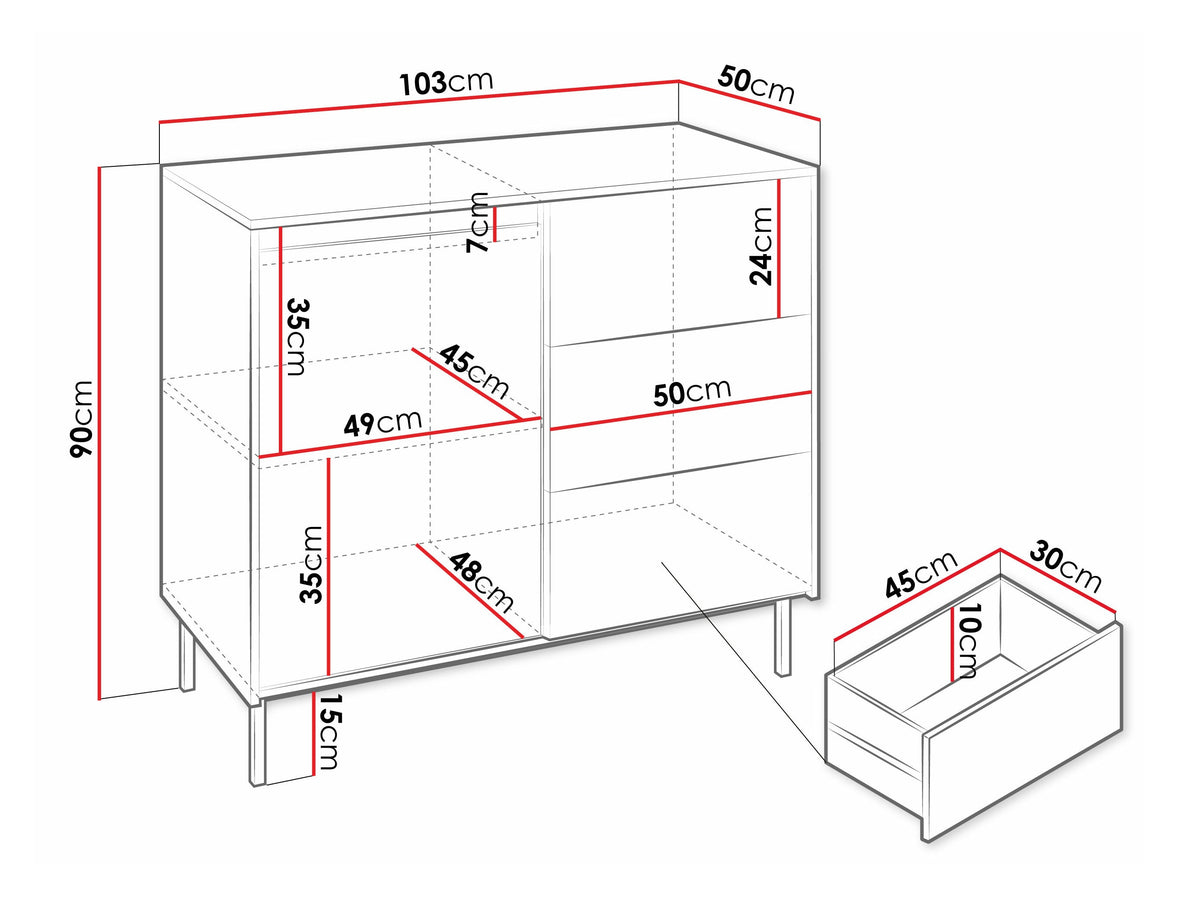 Chest of drawers 544495