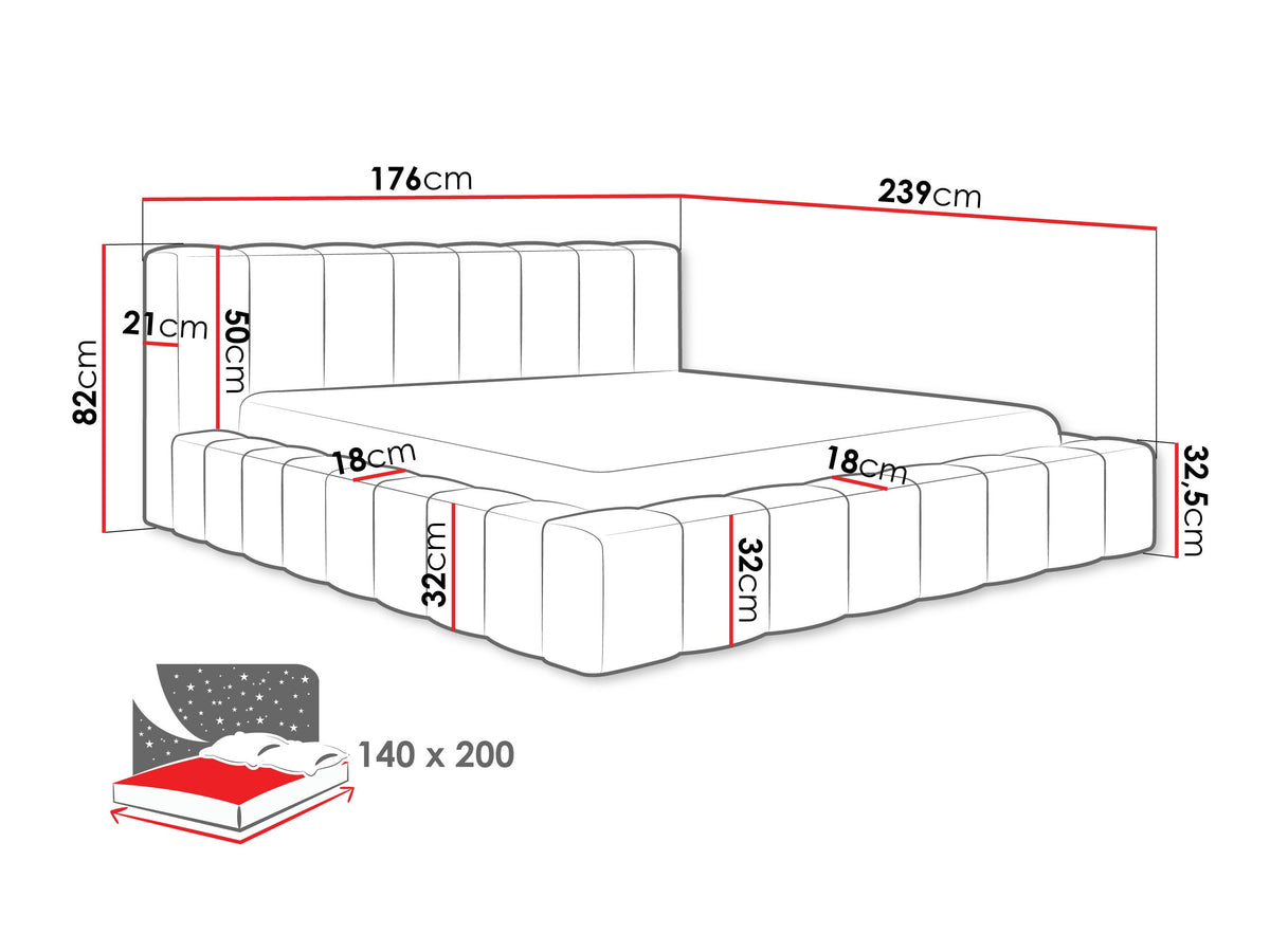 Bed 632738