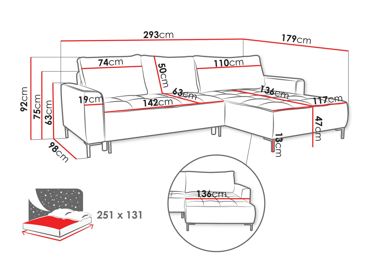 Corner sofa 637000