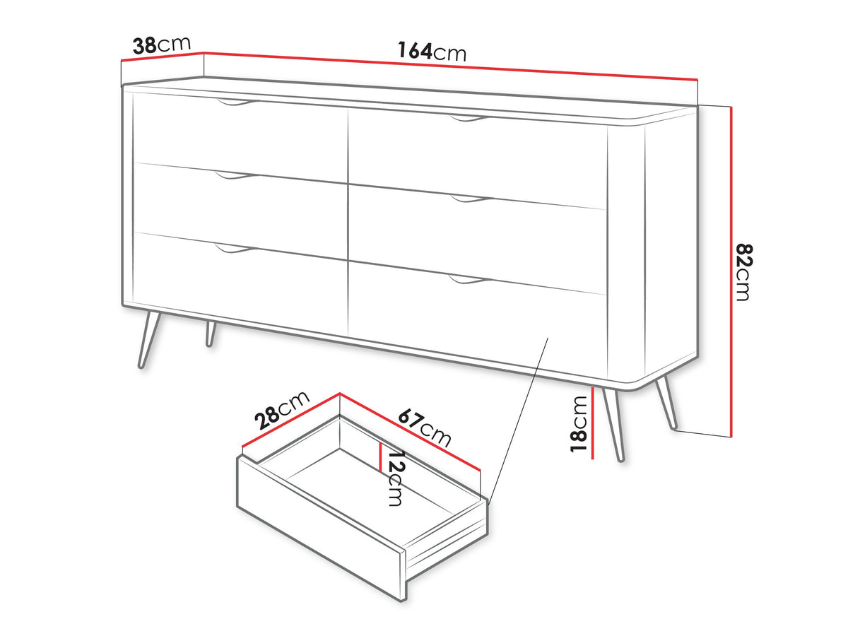Chest of drawers 541301