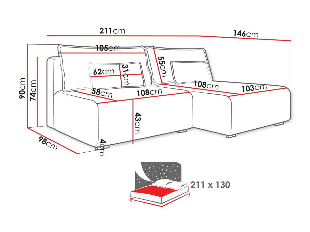 Corner sofa 636933