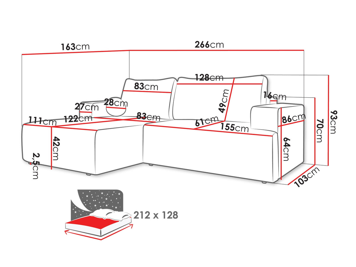 Corner sofa 604948