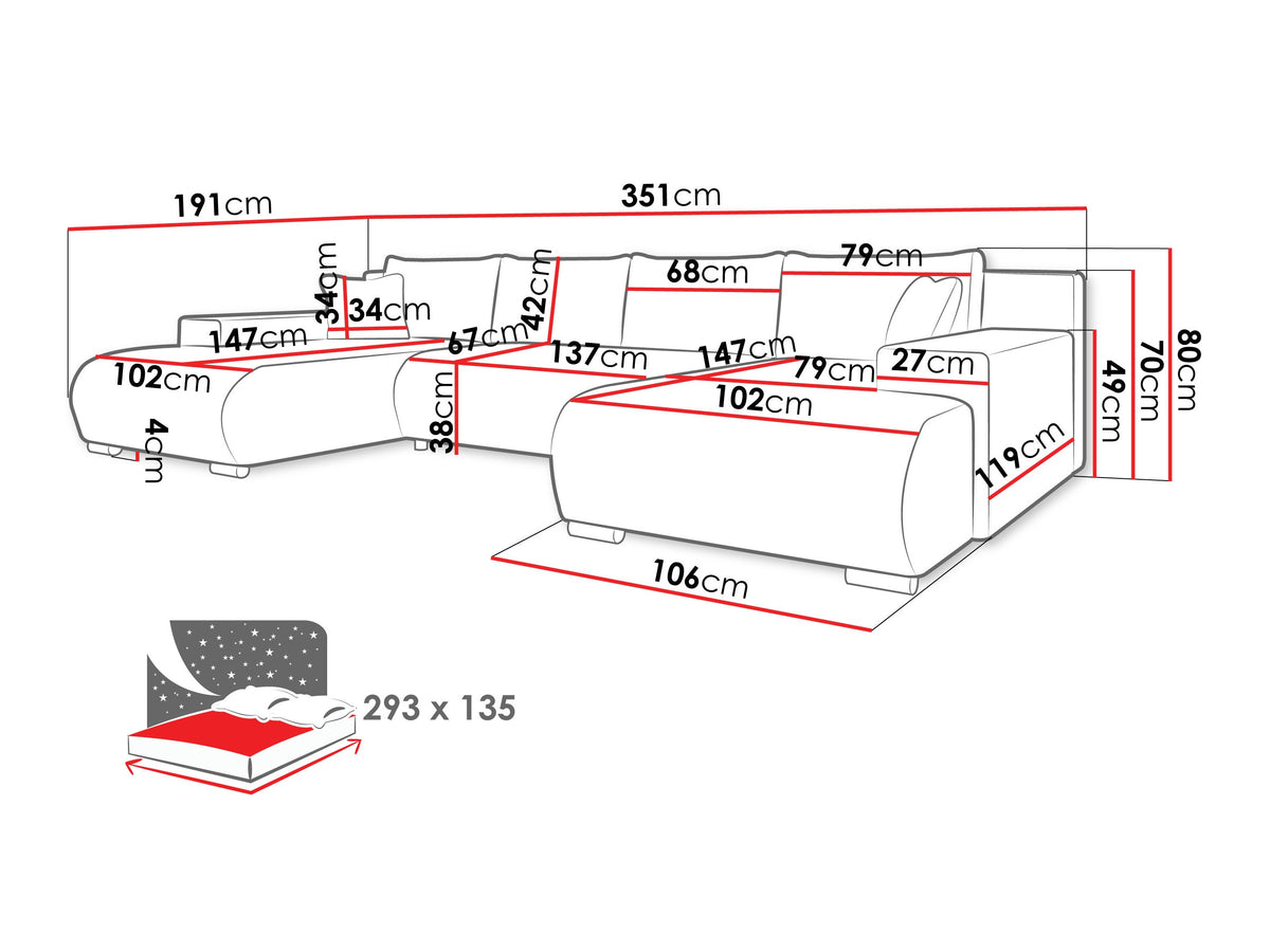 Corner sofa 616795