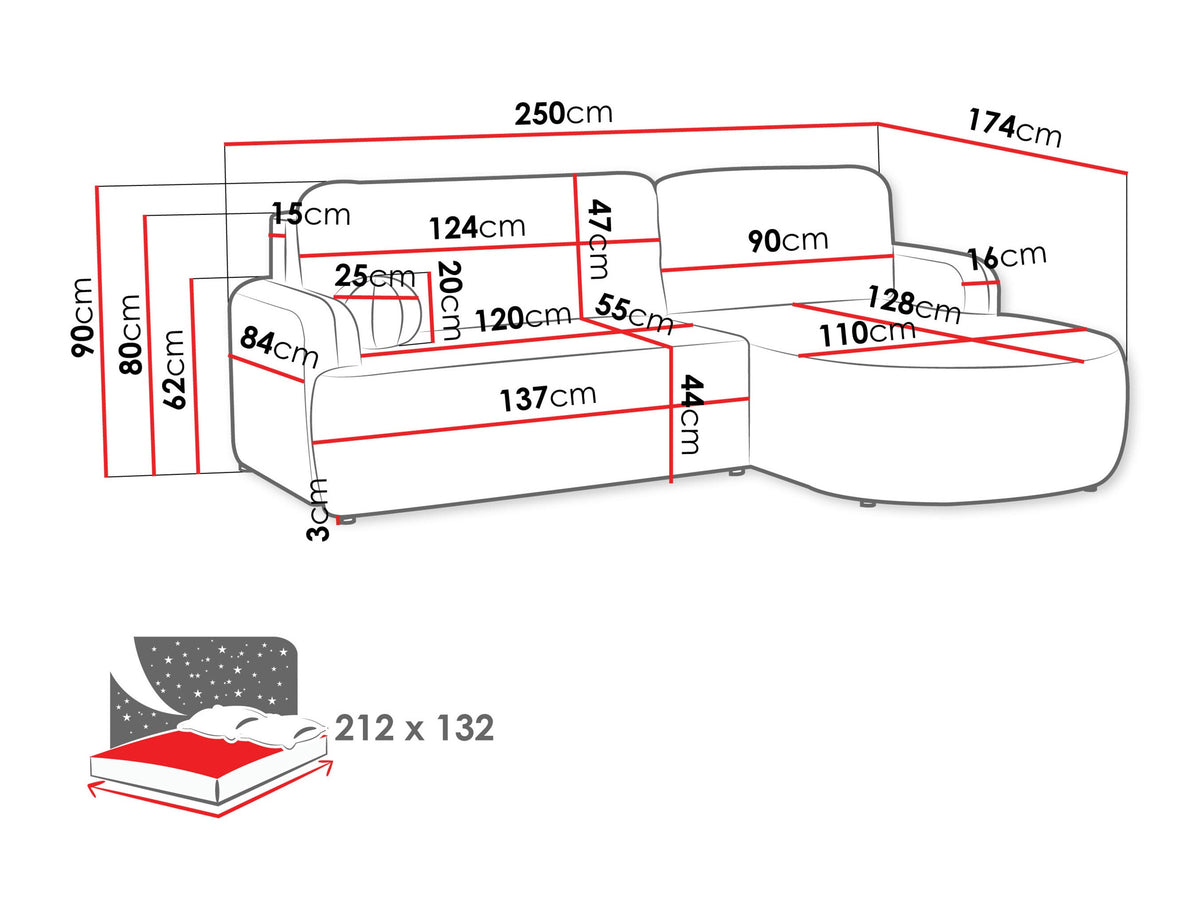 Corner sofa 641080