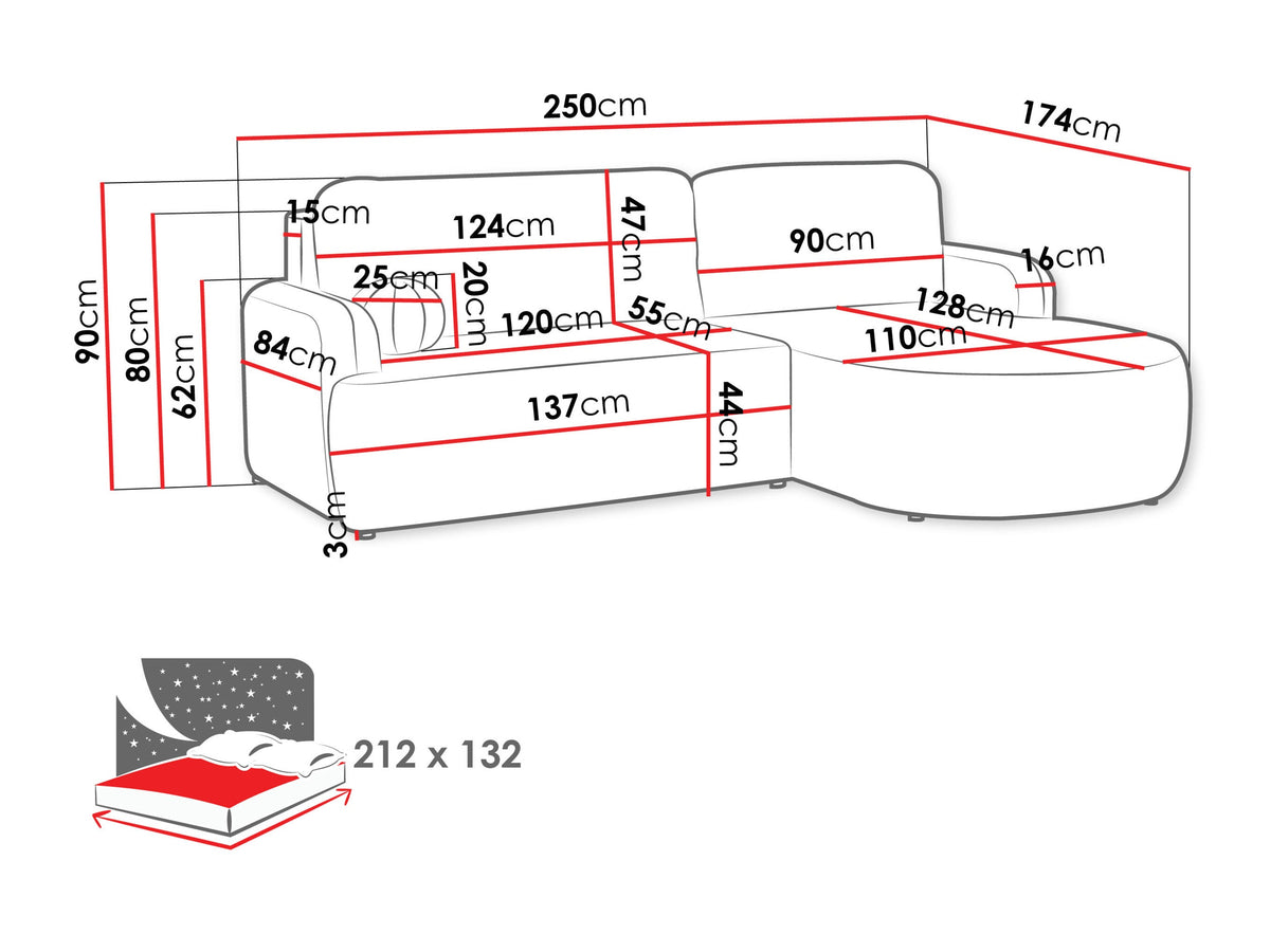 Corner sofa 641080