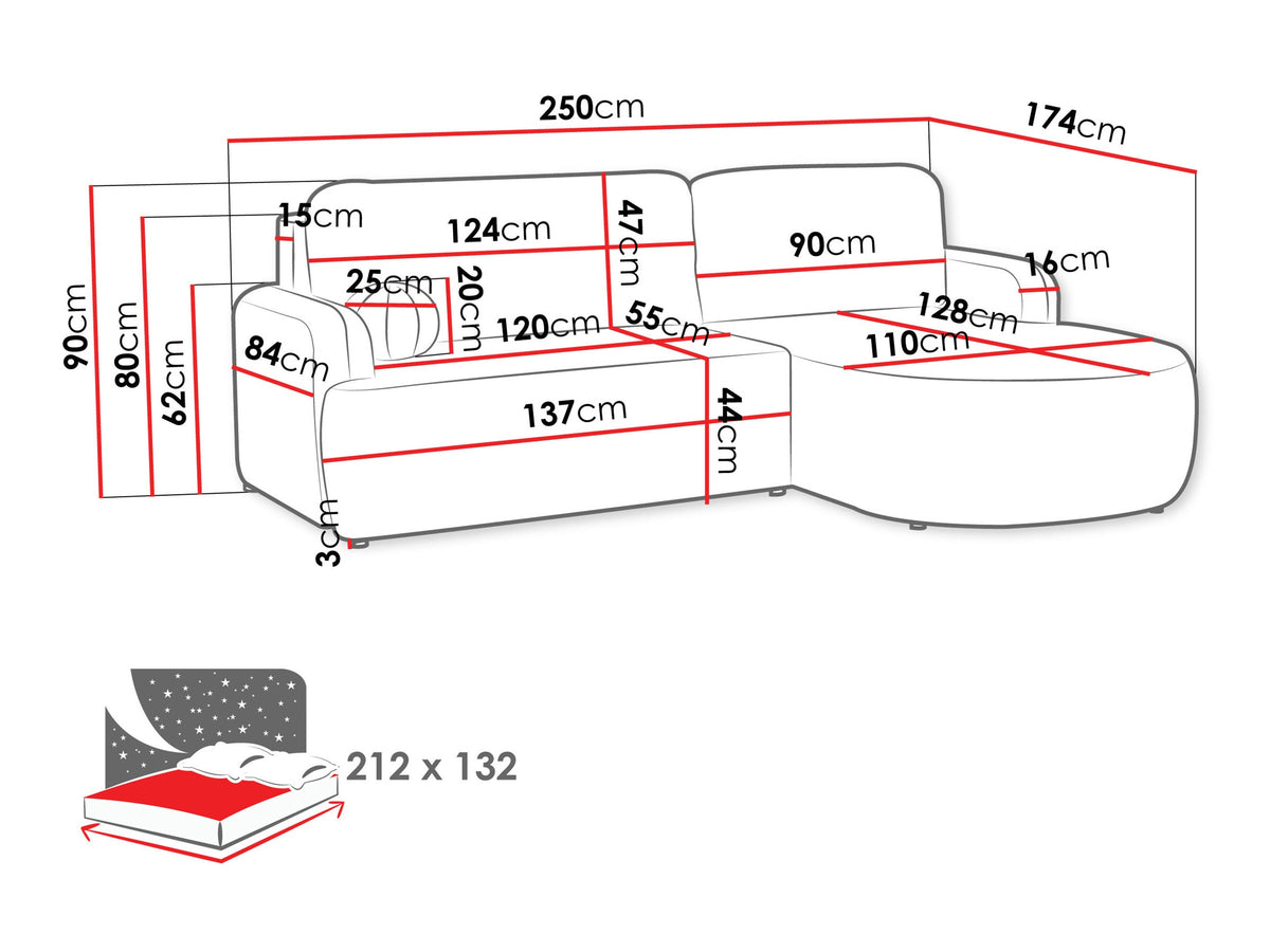 Corner sofa 641080