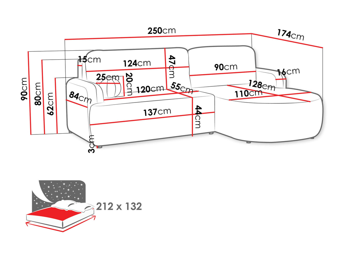 Corner sofa 641080