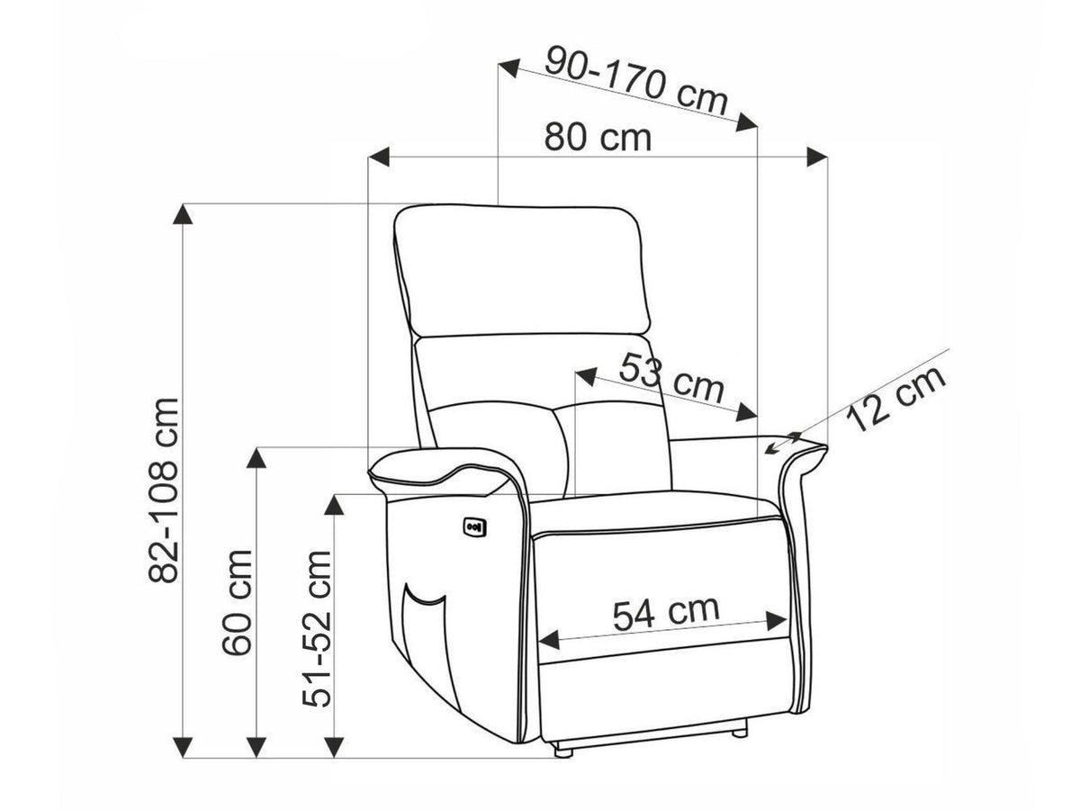 Armchair recliner 596131