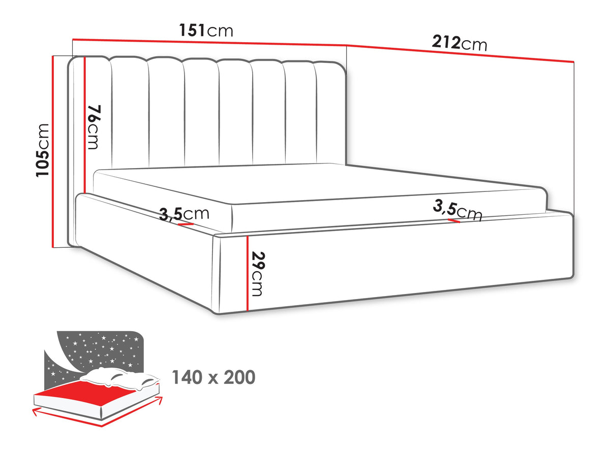 Bed 645760