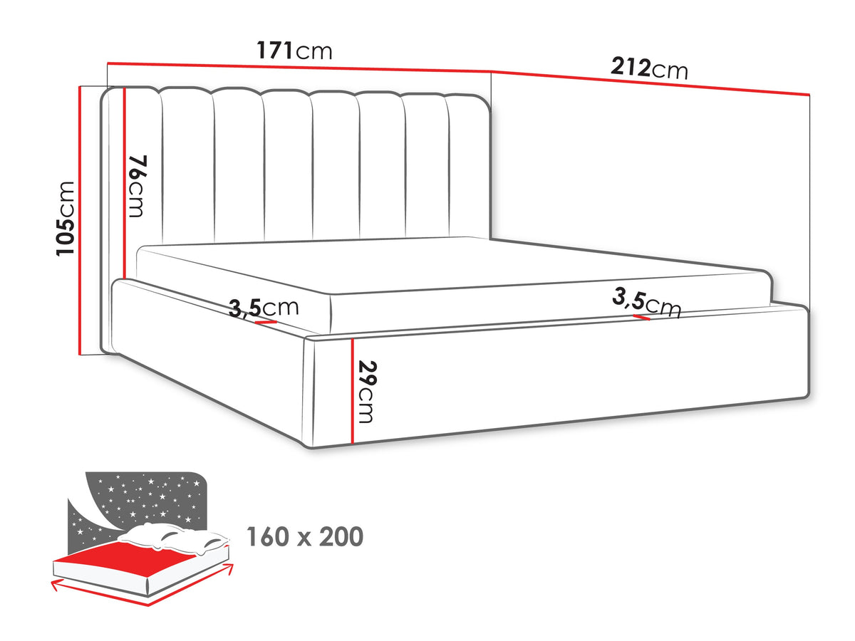 Bed 645760
