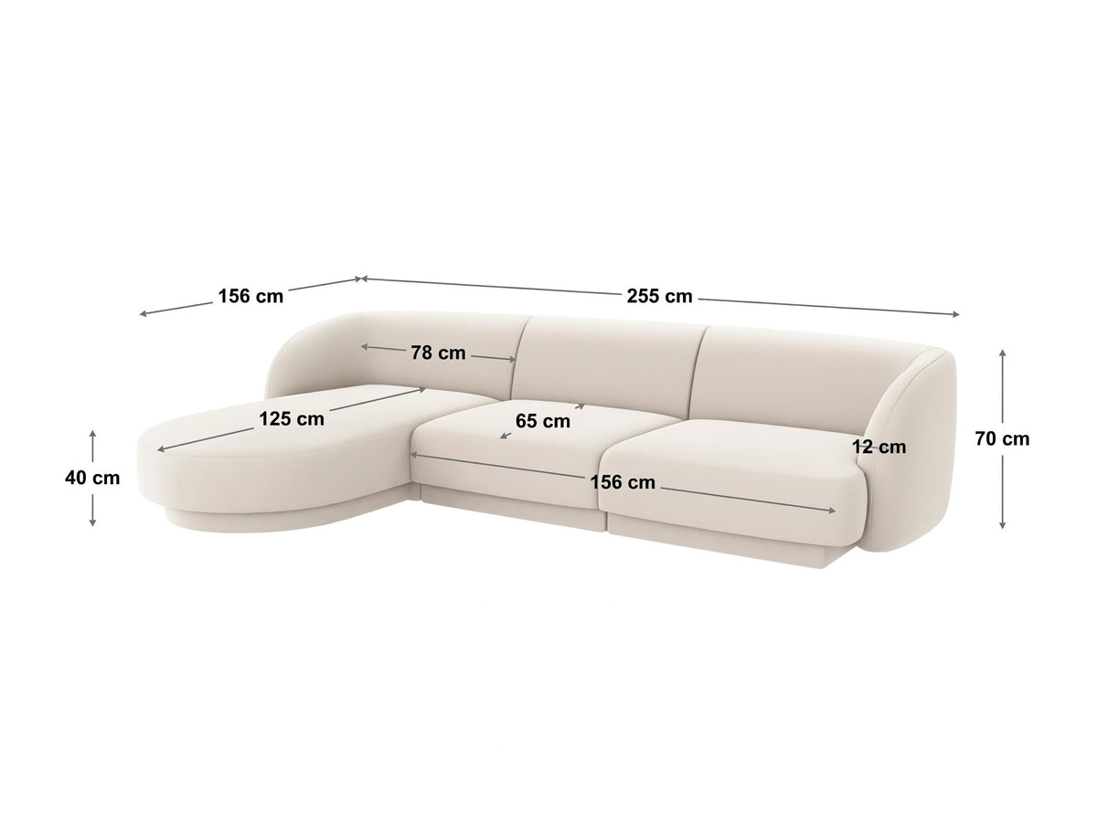 Modular corner sofa 538242
