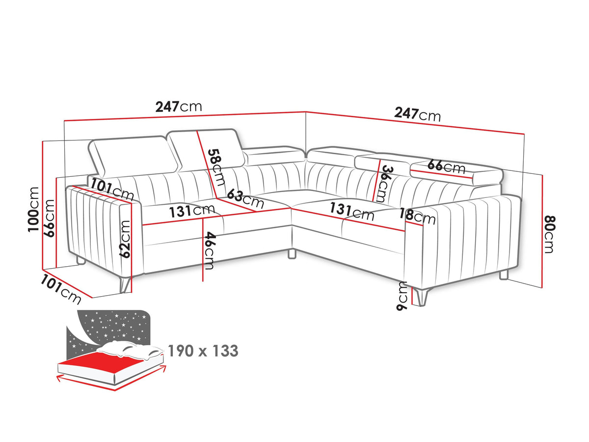 Corner sofa 498756