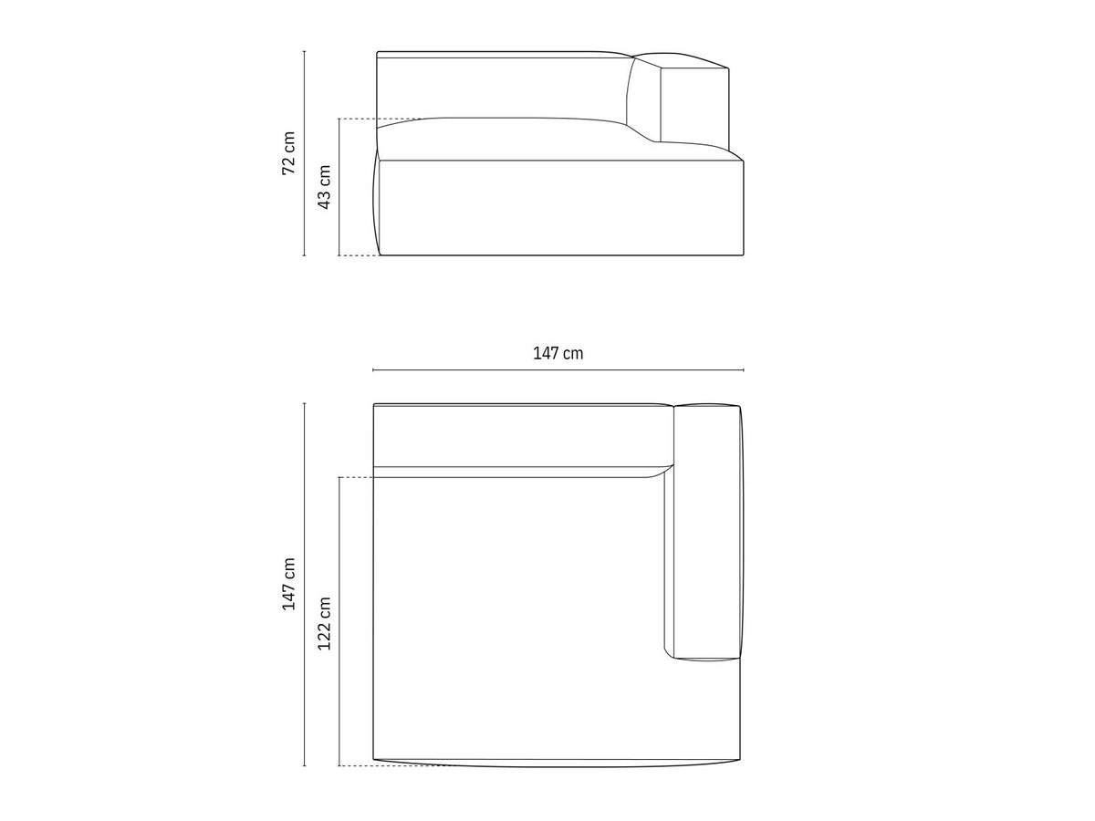 Modular seating unit 648115