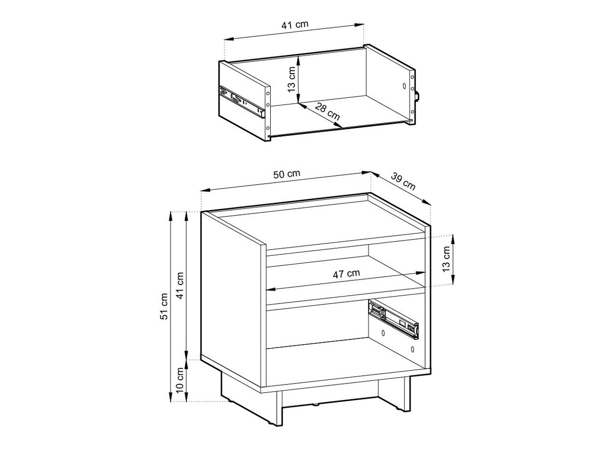 Bedside table 651661