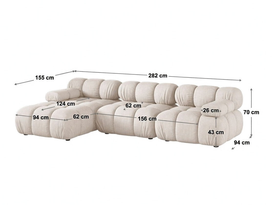 Modular corner sofa 638329