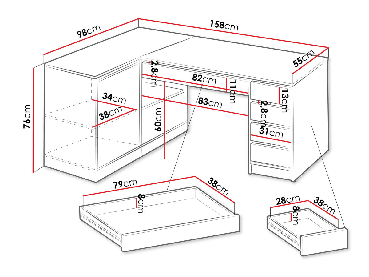 Corner desk 649577
