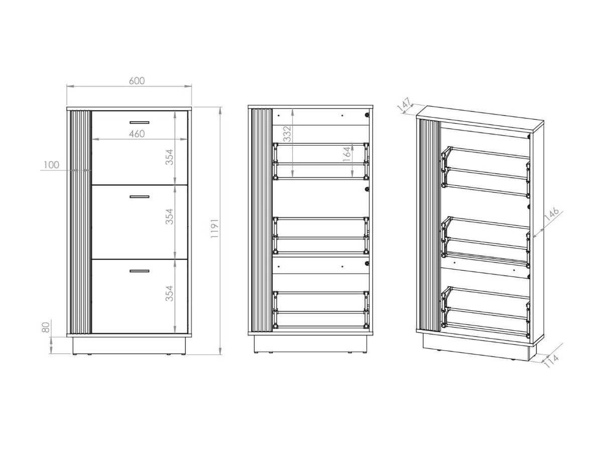 Shoe cabinet 656486