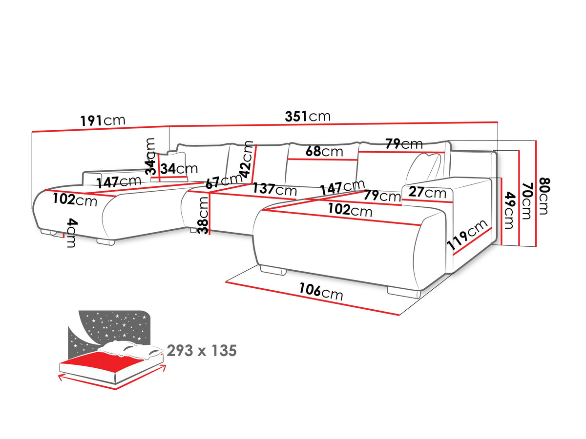Corner sofa 616795