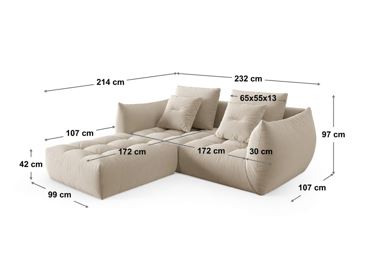 Modular corner sofa 587231
