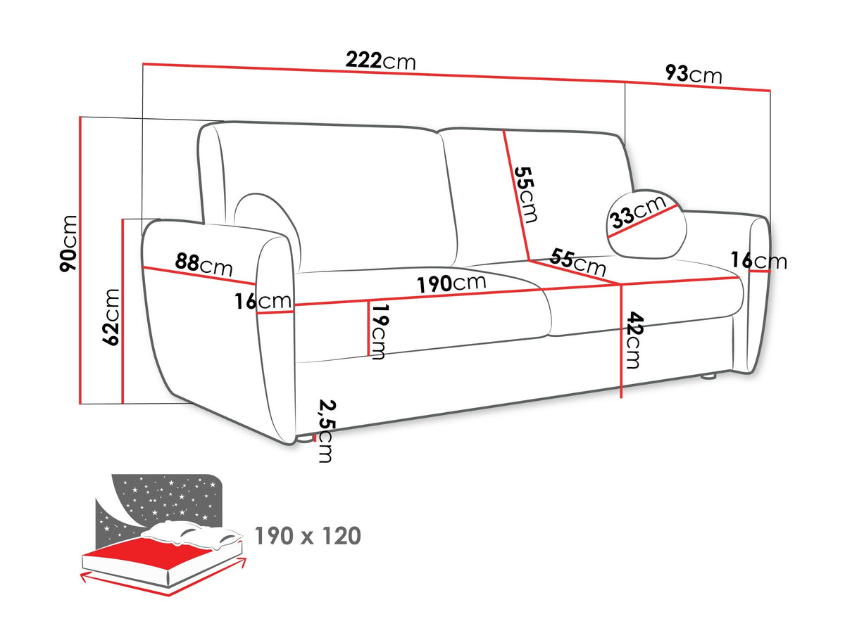 Sofa bed 669966