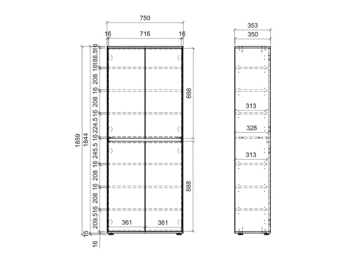 Bookcase 668634 5044448
