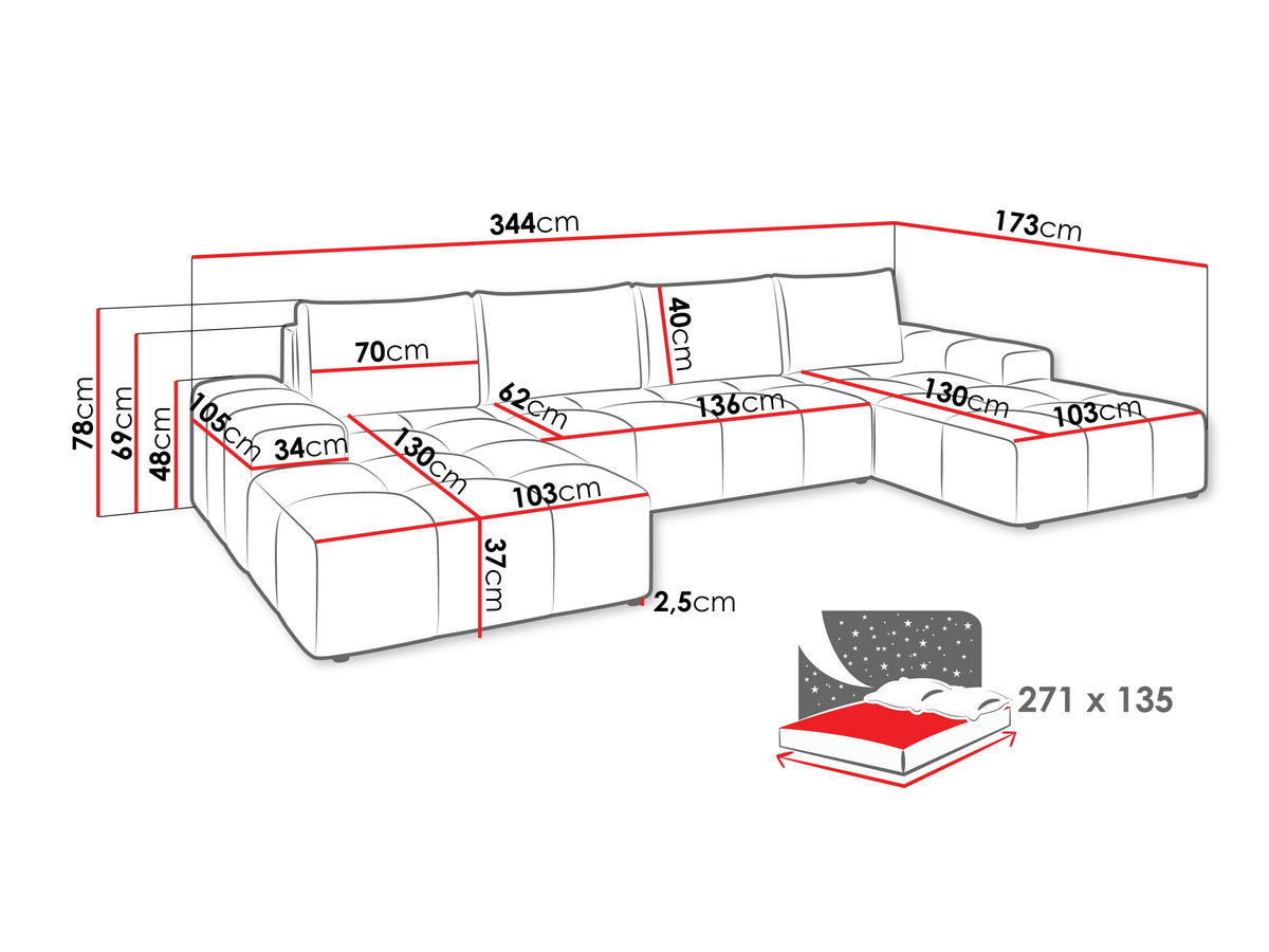Corner sofa 680144