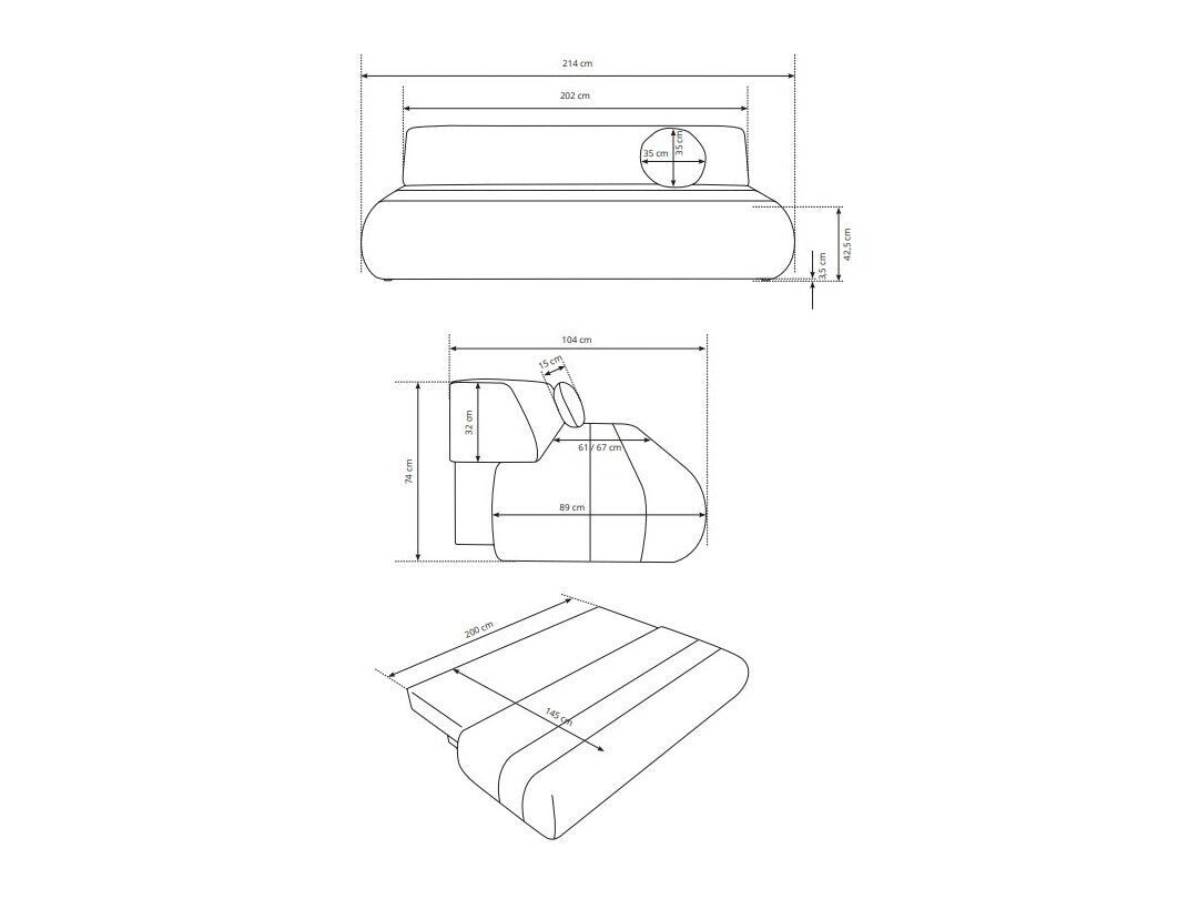 Sofa bed 680204