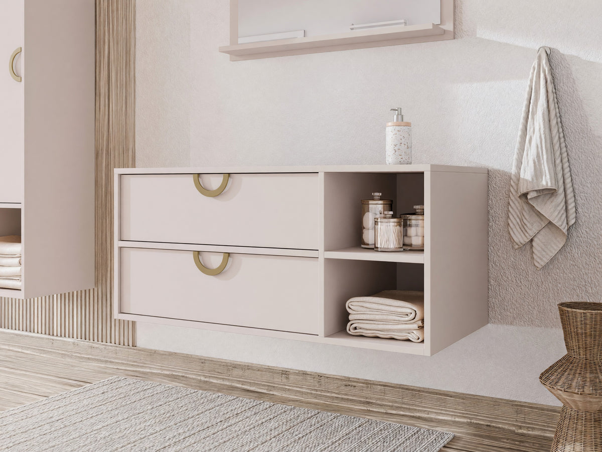 Wall-mounted bathroom cabinet for washbasin 615723 5084319