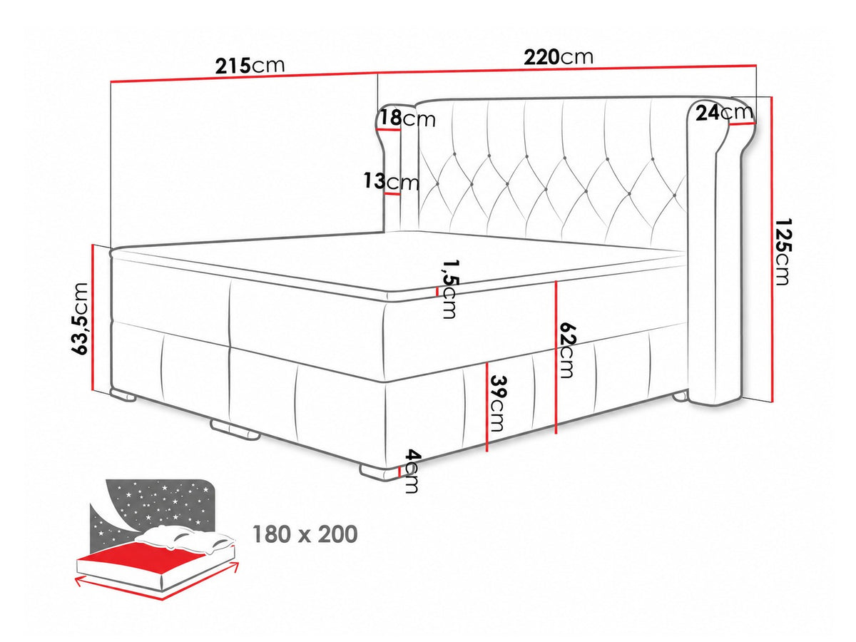 Continental bed 209351 5091116