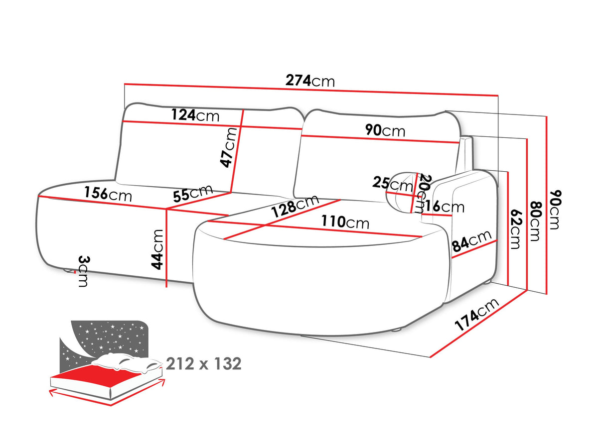 Corner sofa 683704