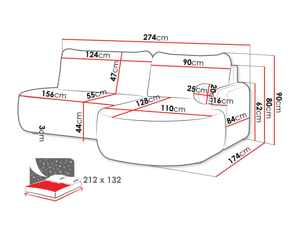 Corner sofa 683704