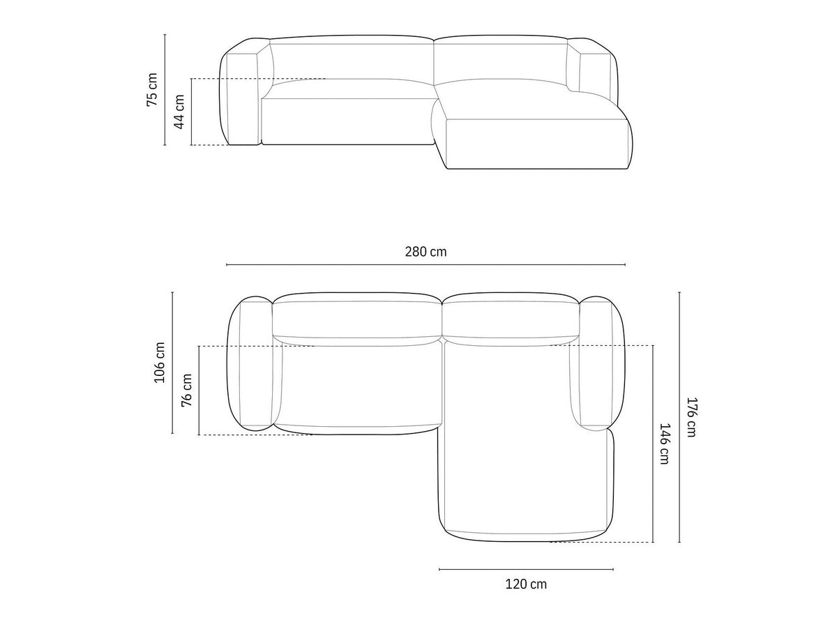 Modular corner sofa 579810