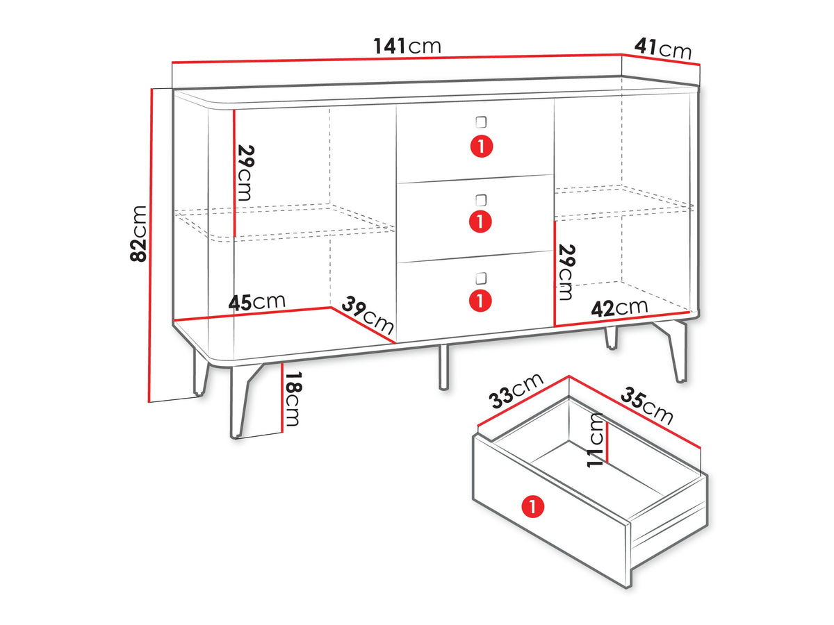 Chest of drawers 685363