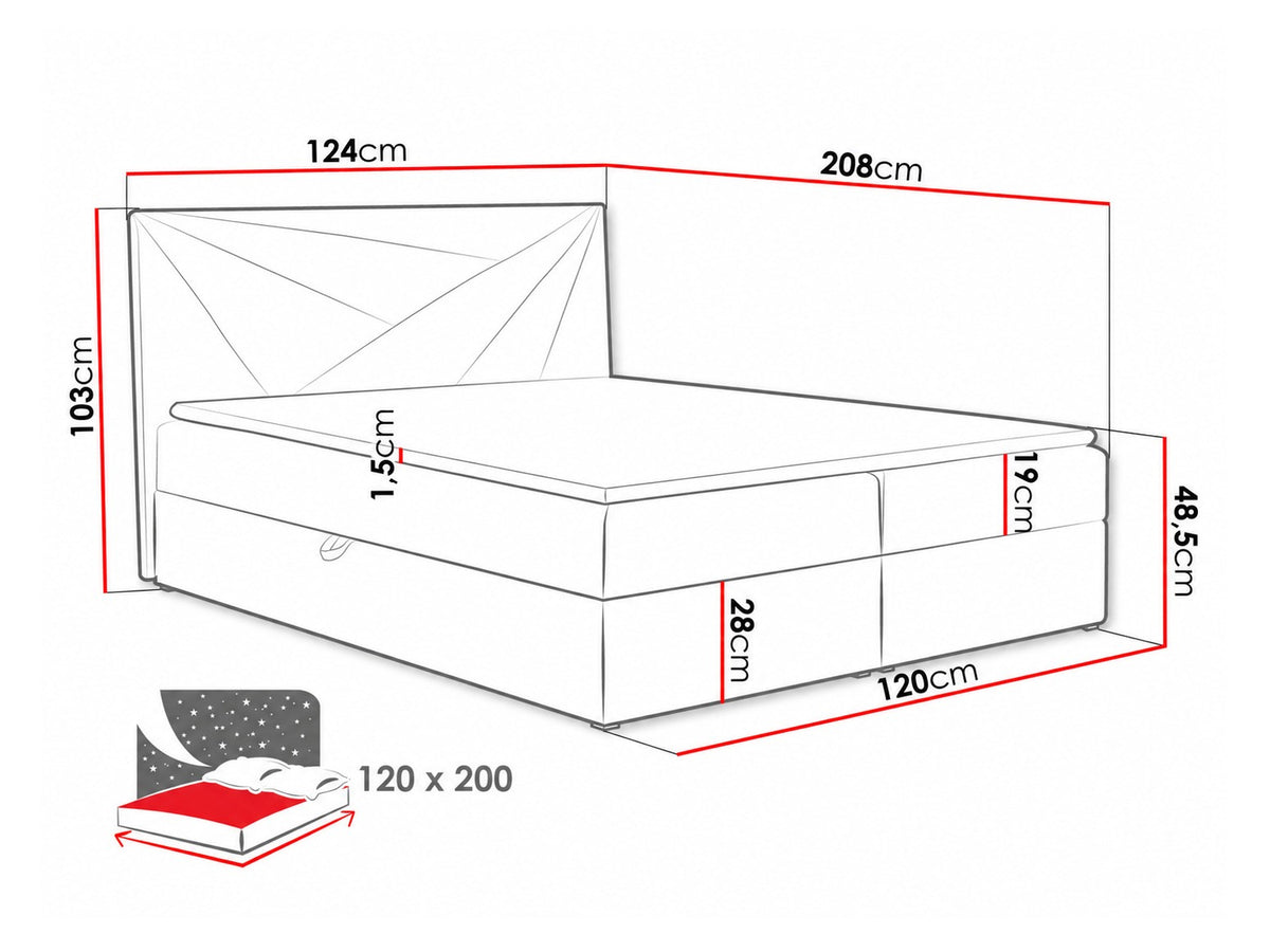 Continental bed 262916 5127536