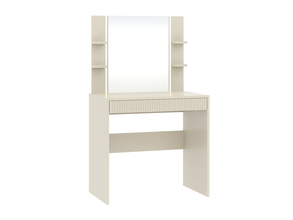 Dressing table Tidora 80 cm with LED, cream 5140884